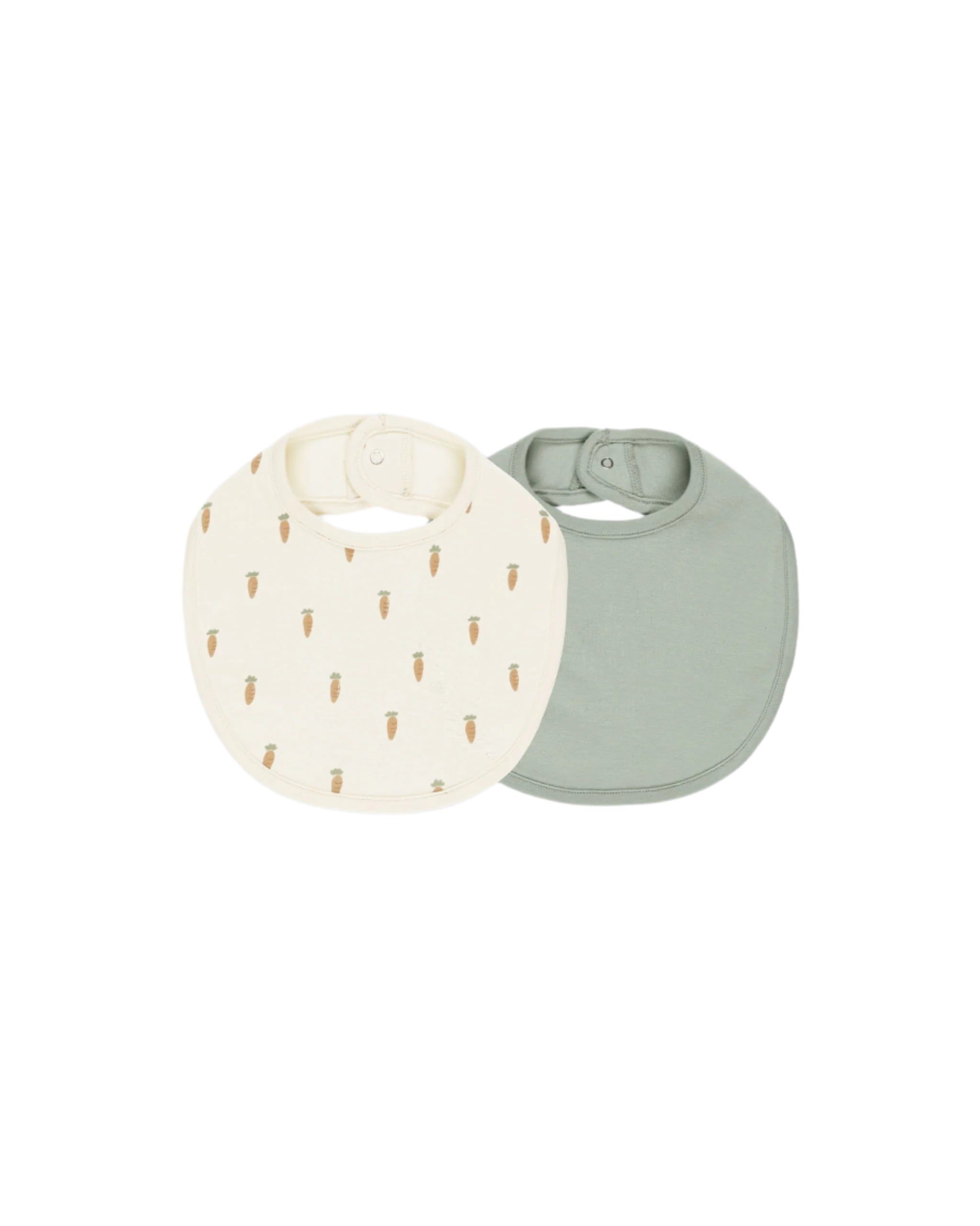 Jersey Snap Bib, 2 Pack