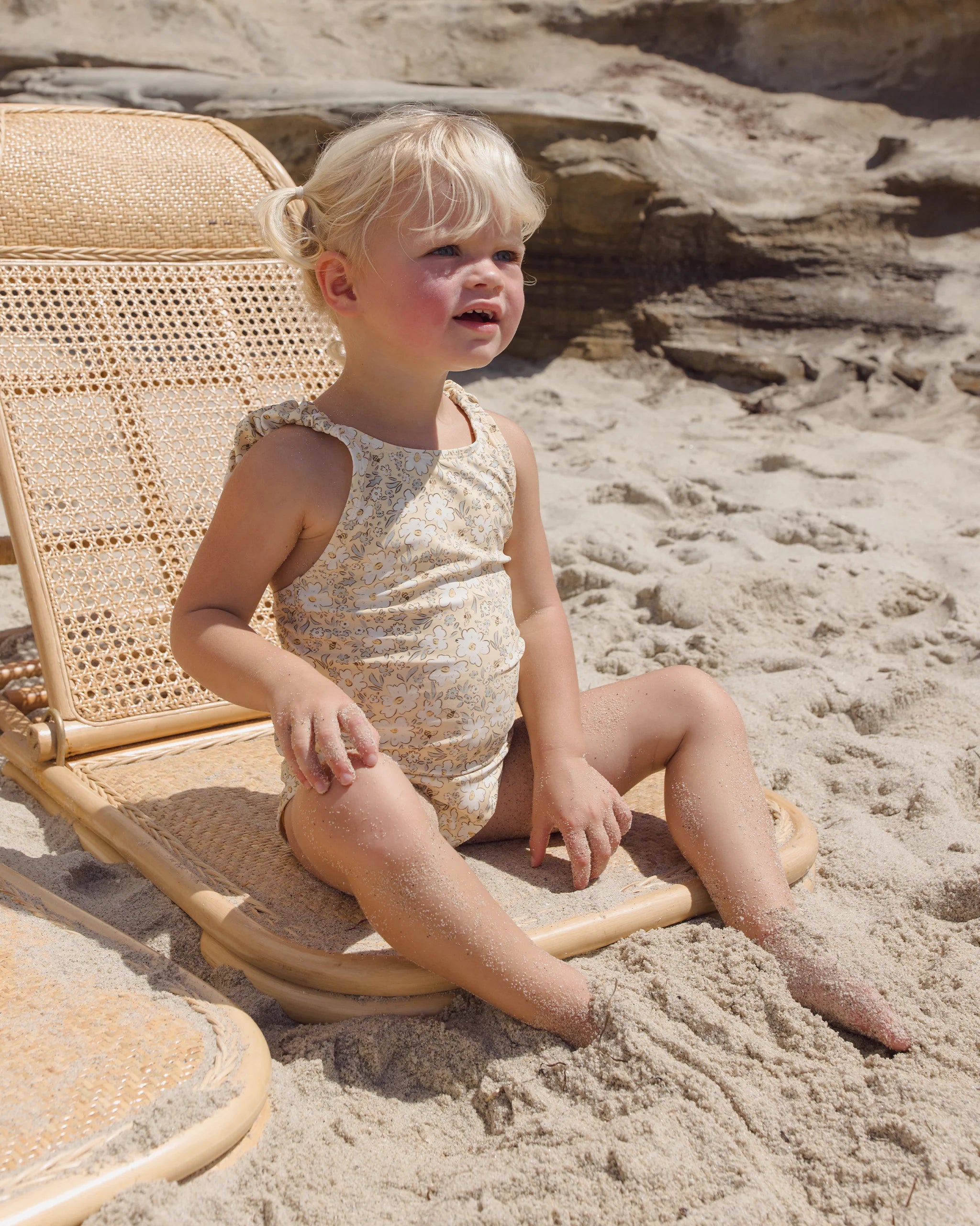 Scrunch One-Piece Lemon Meadow
