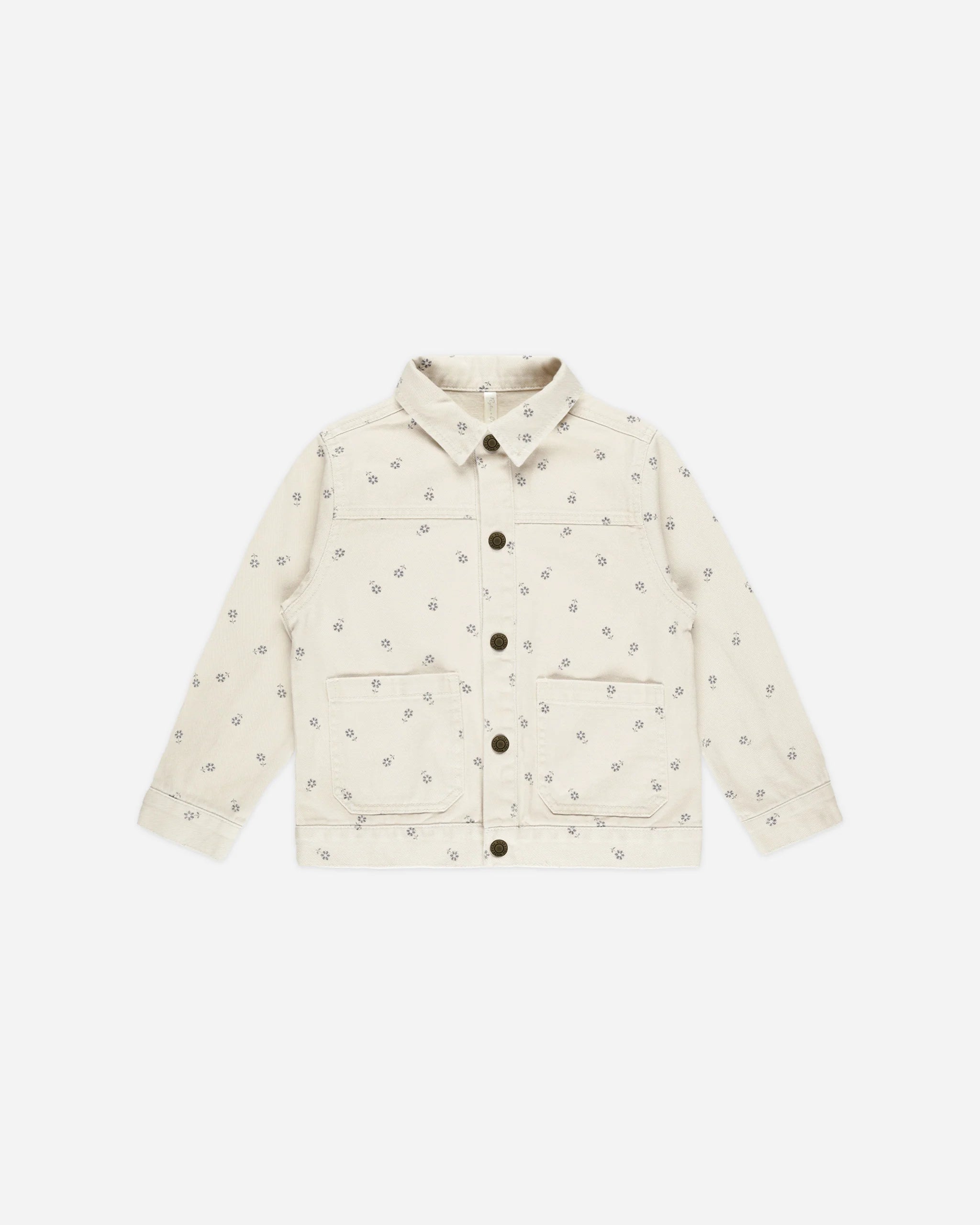 Denim Chore Coat Blue Daisy