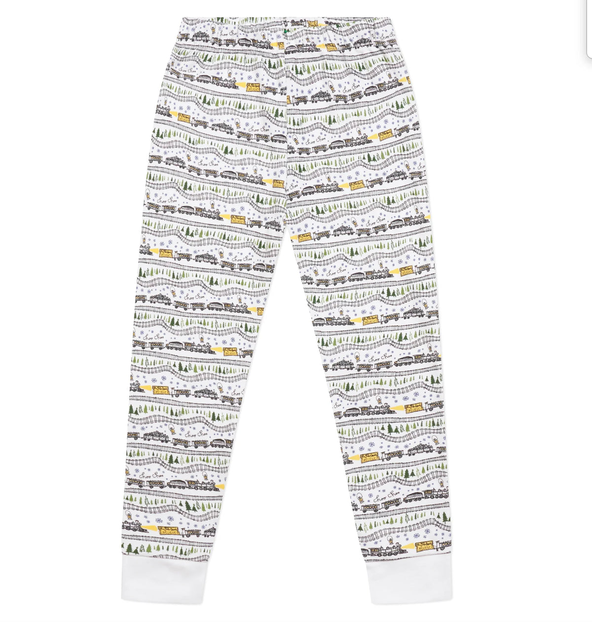 Christmas Trains Two Piece Kids Pajamas