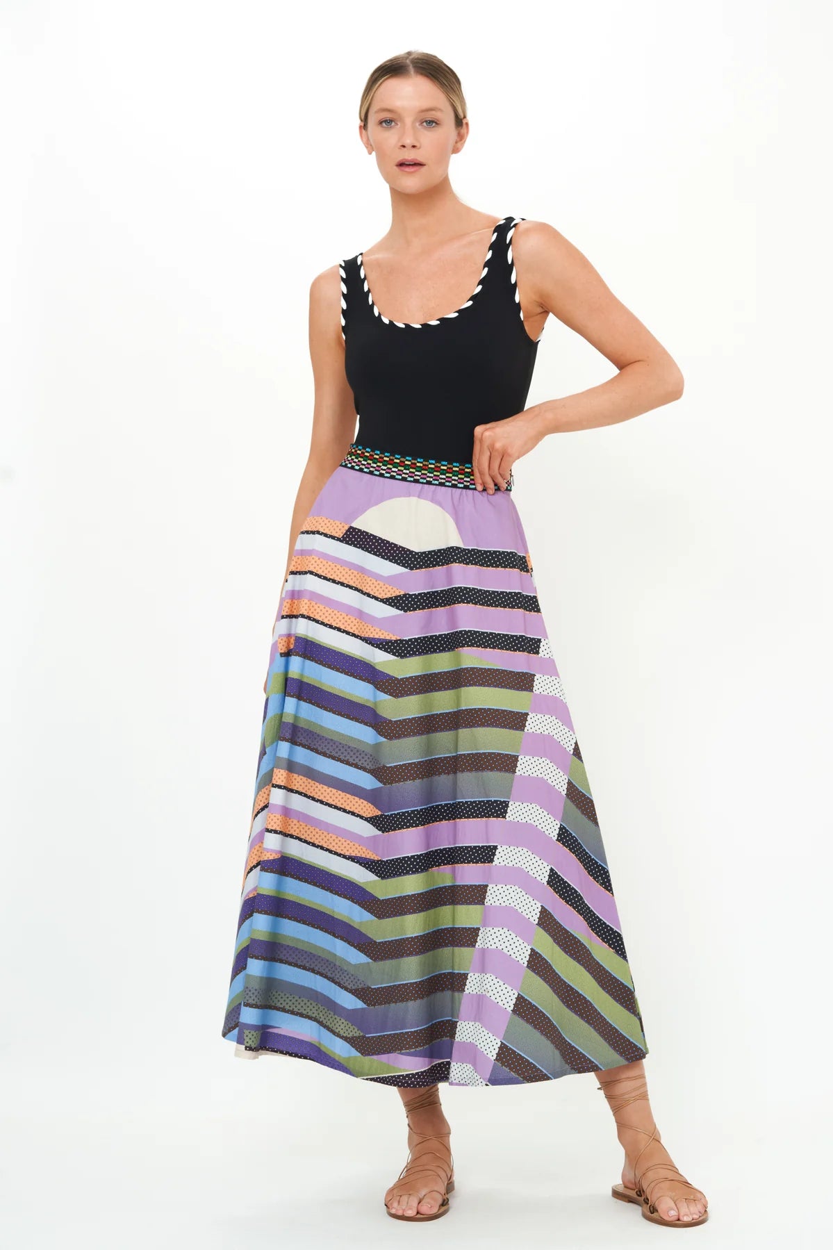 SWING SKIRT- SOLSTICE LILAC