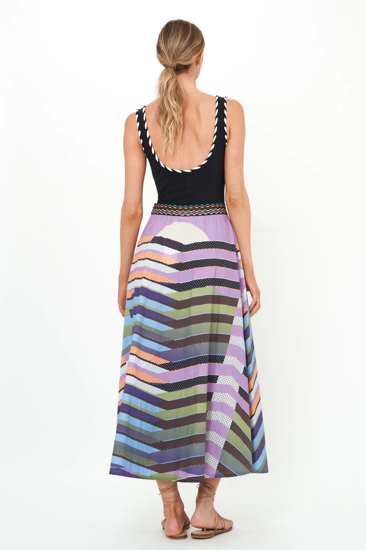 SWING SKIRT- SOLSTICE LILAC