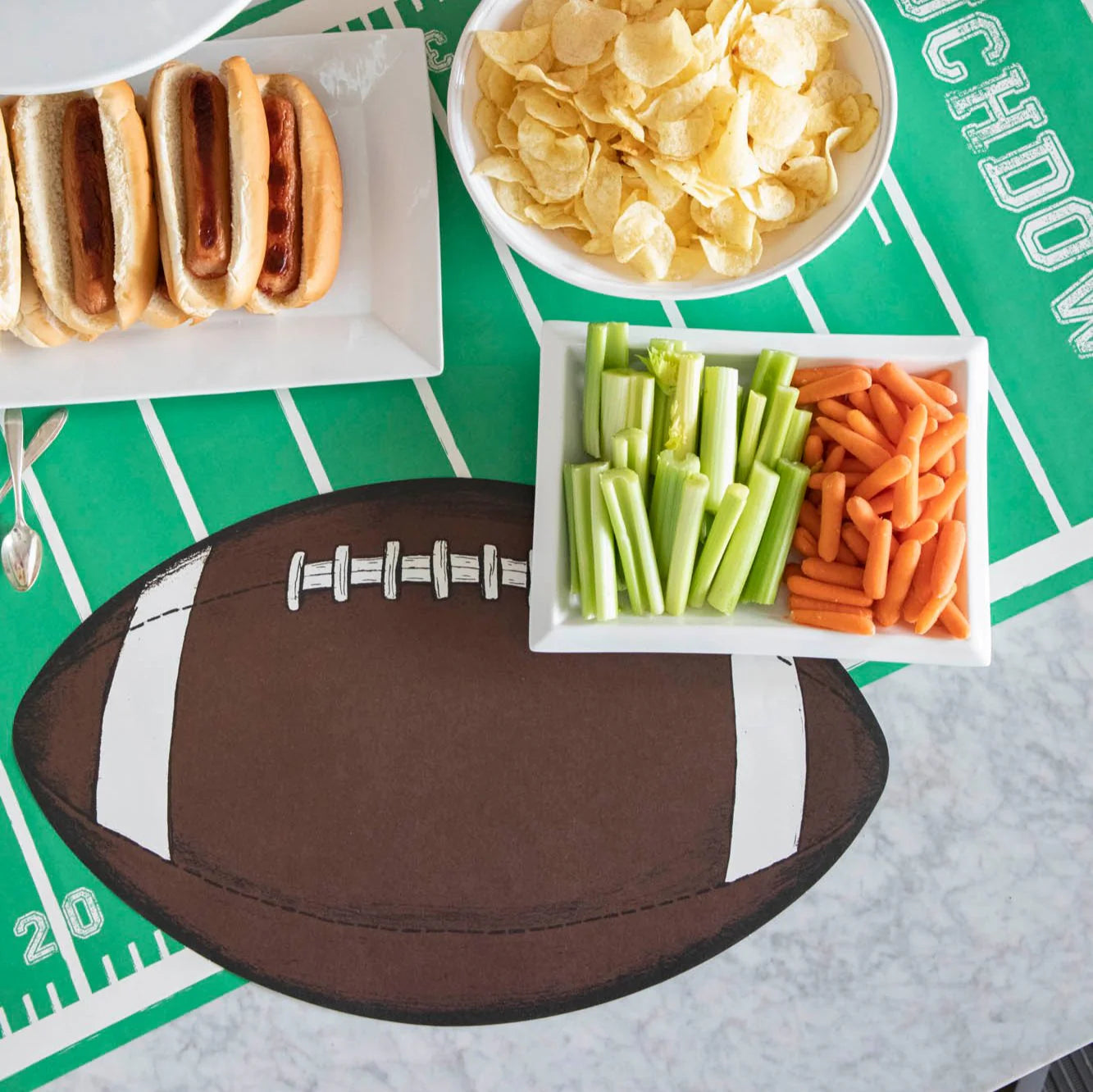 Die-cut Football Placemat
