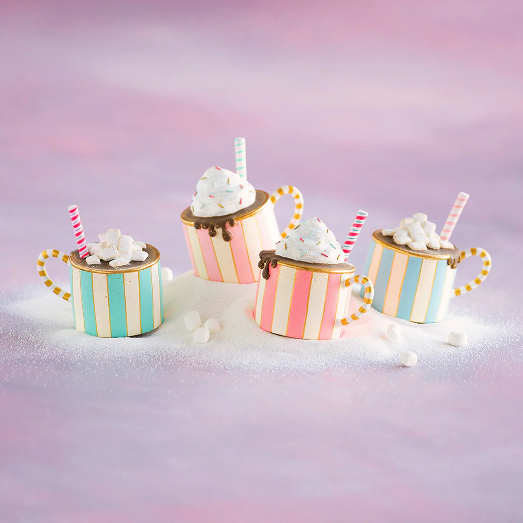 GLITTERVILLE HOT CHOCOLATE ORNAMENT