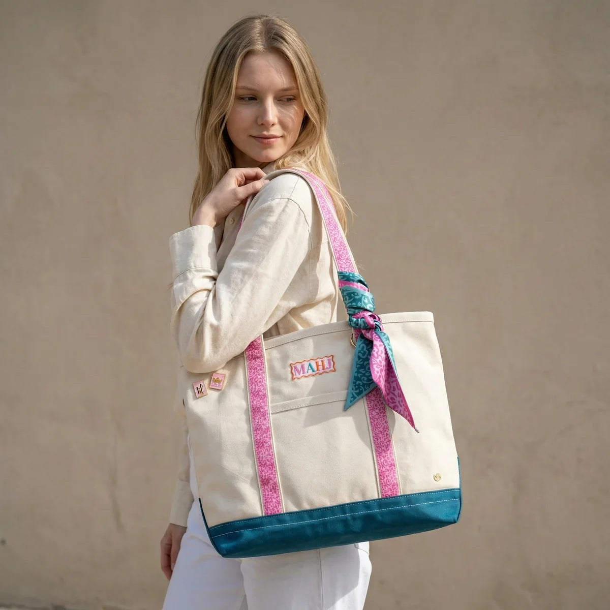 It's Mahj Time The Darling Canvas Tote Bag