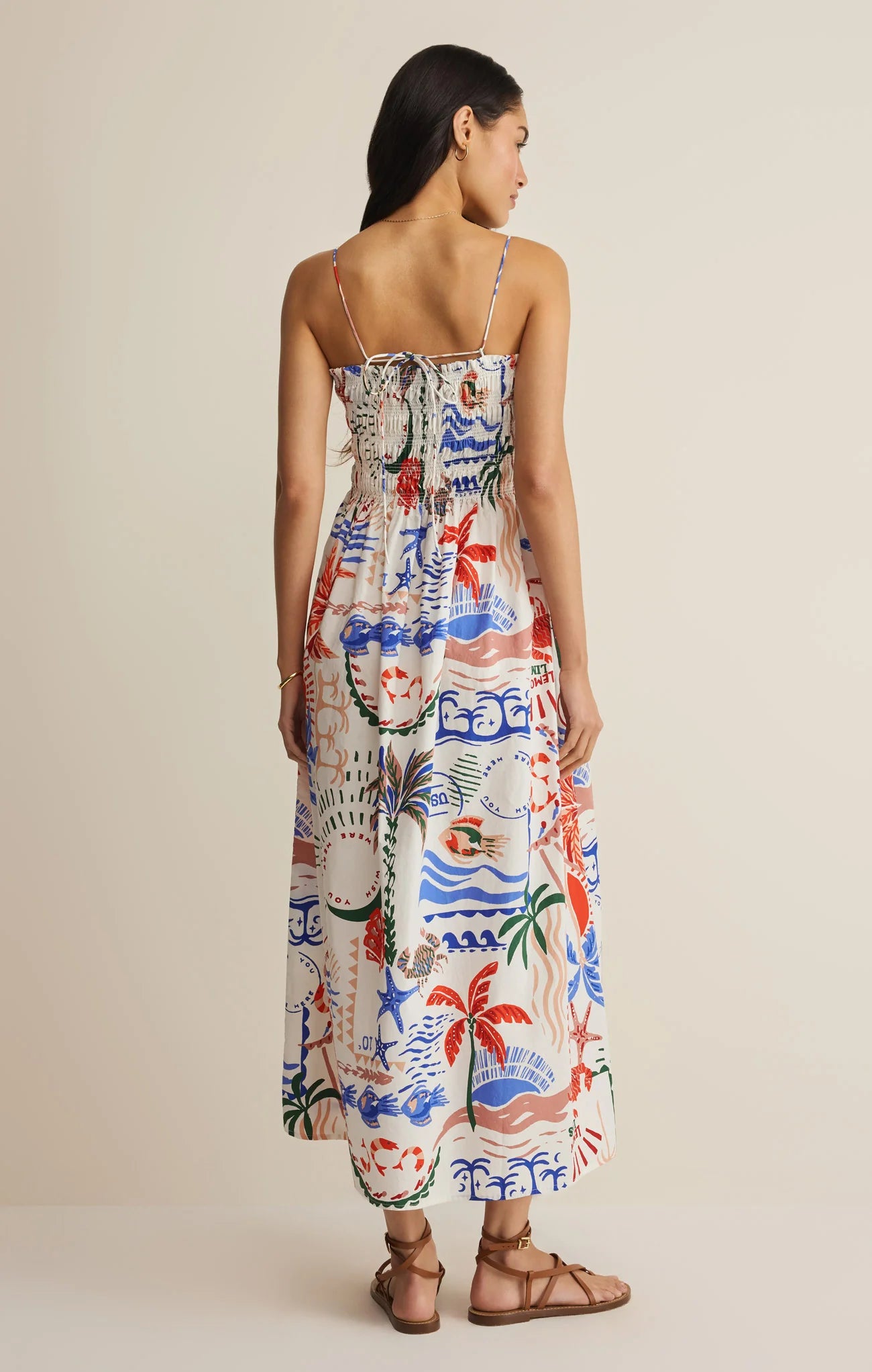 CORNELIA GETAWAY MAXI DRESS in Multi