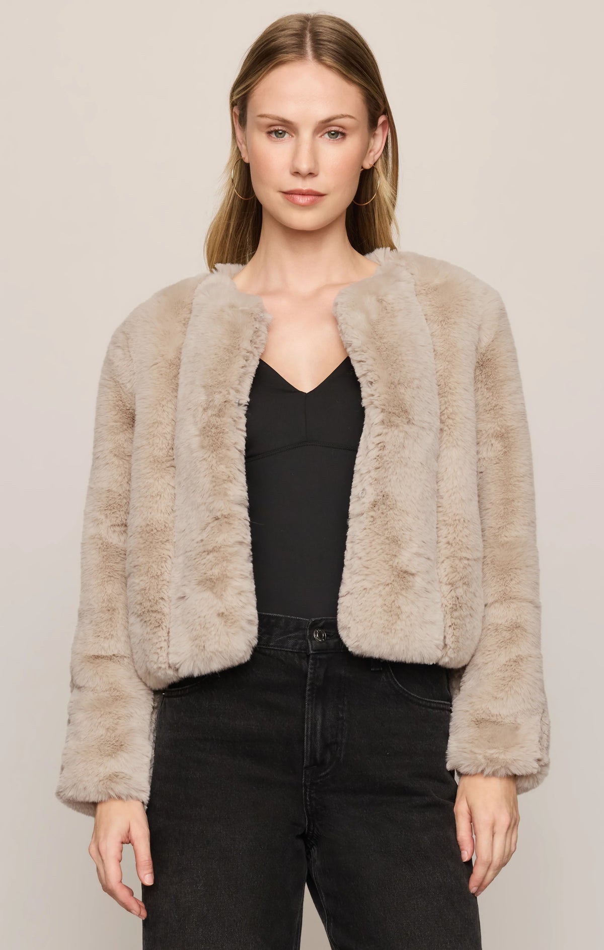 WOODLAND FAUX FUR JACKET