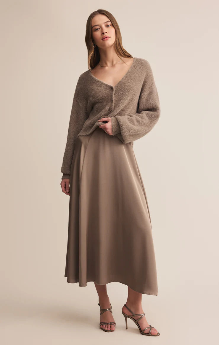 SADIRA FLUFFY CROP CARDIGAN