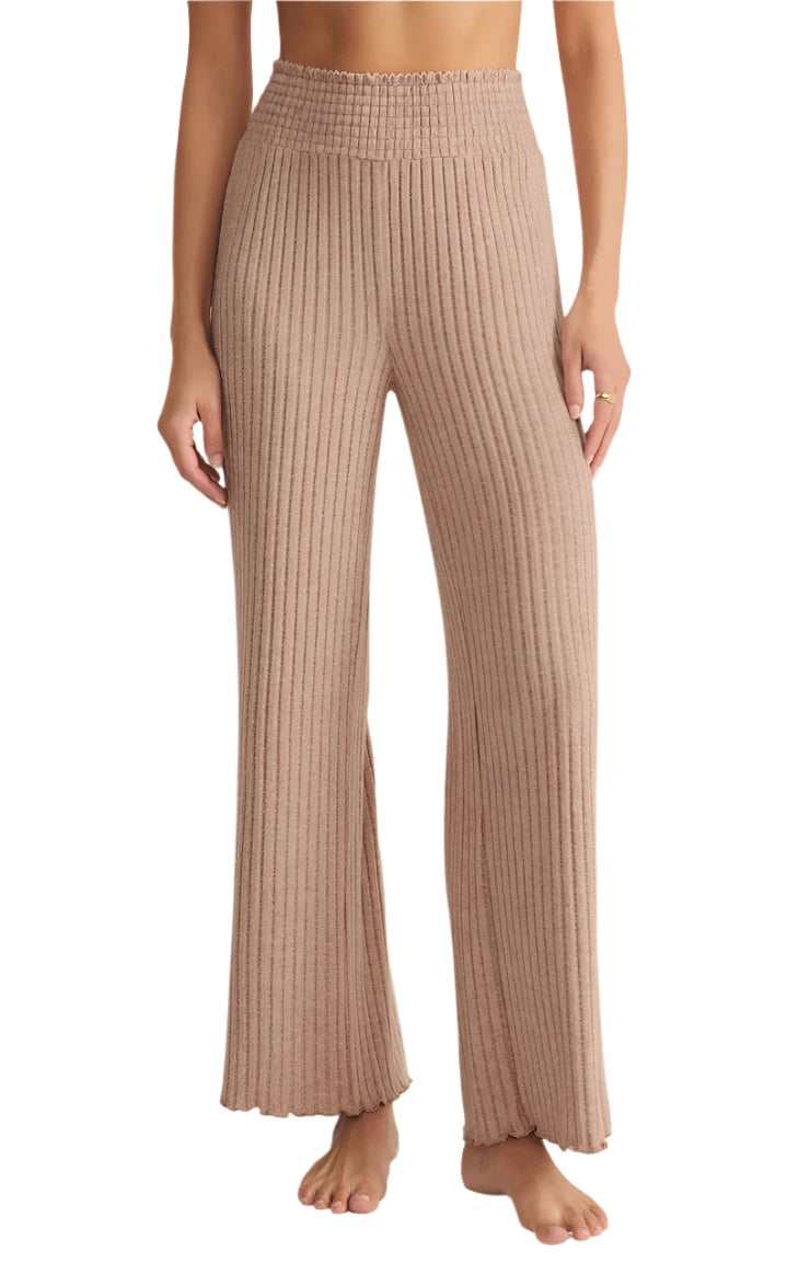 DAWN SMOCKED RIB PANT