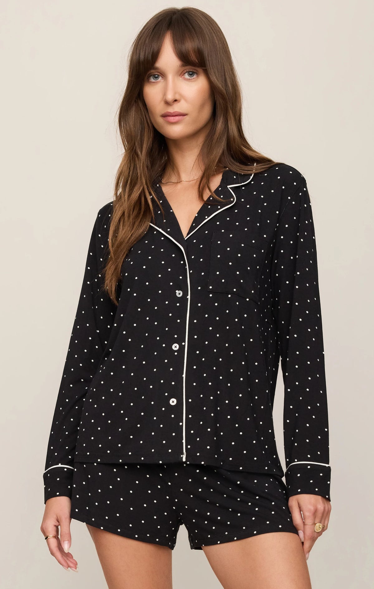The Luxe Dot PJ Top or Short