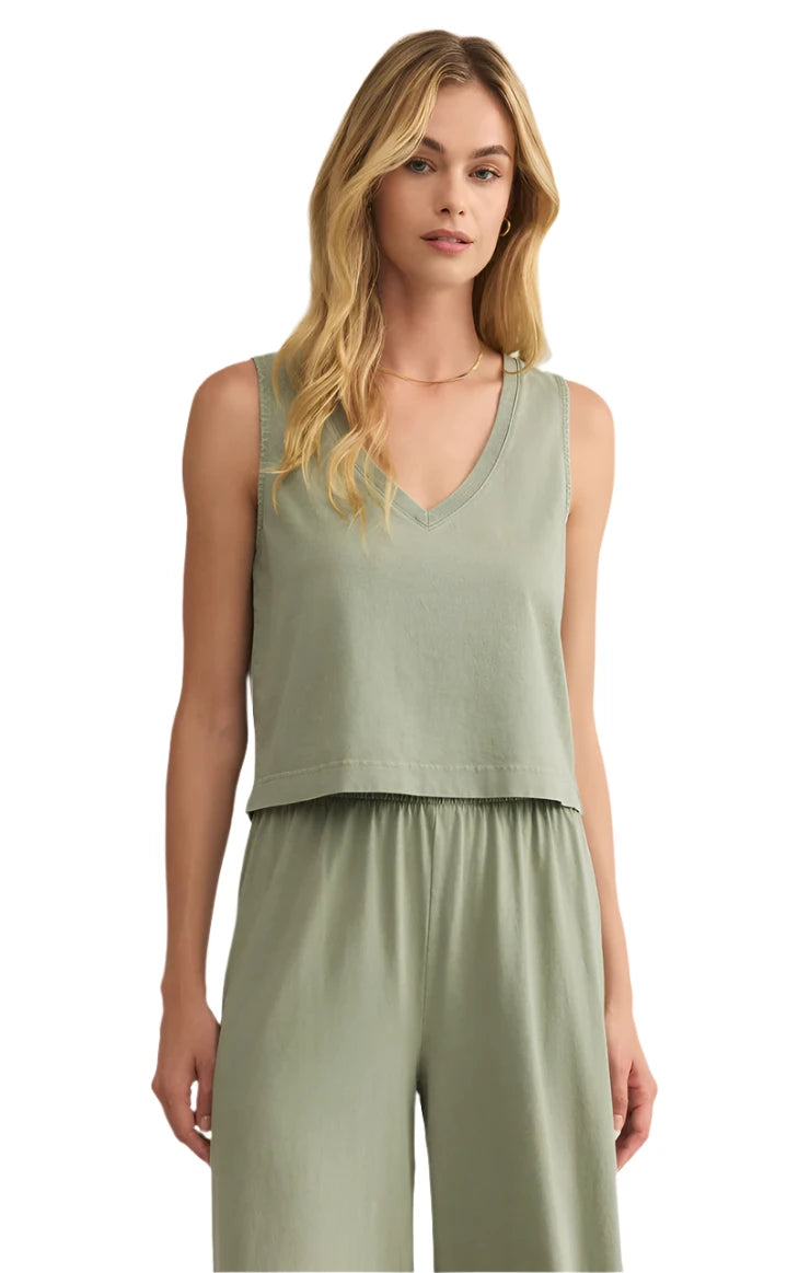 SLOANE V-NECK TOP