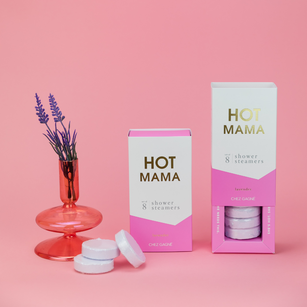 Hot Mama Shower Steamers - Lavender - Mother's Day Gift Set