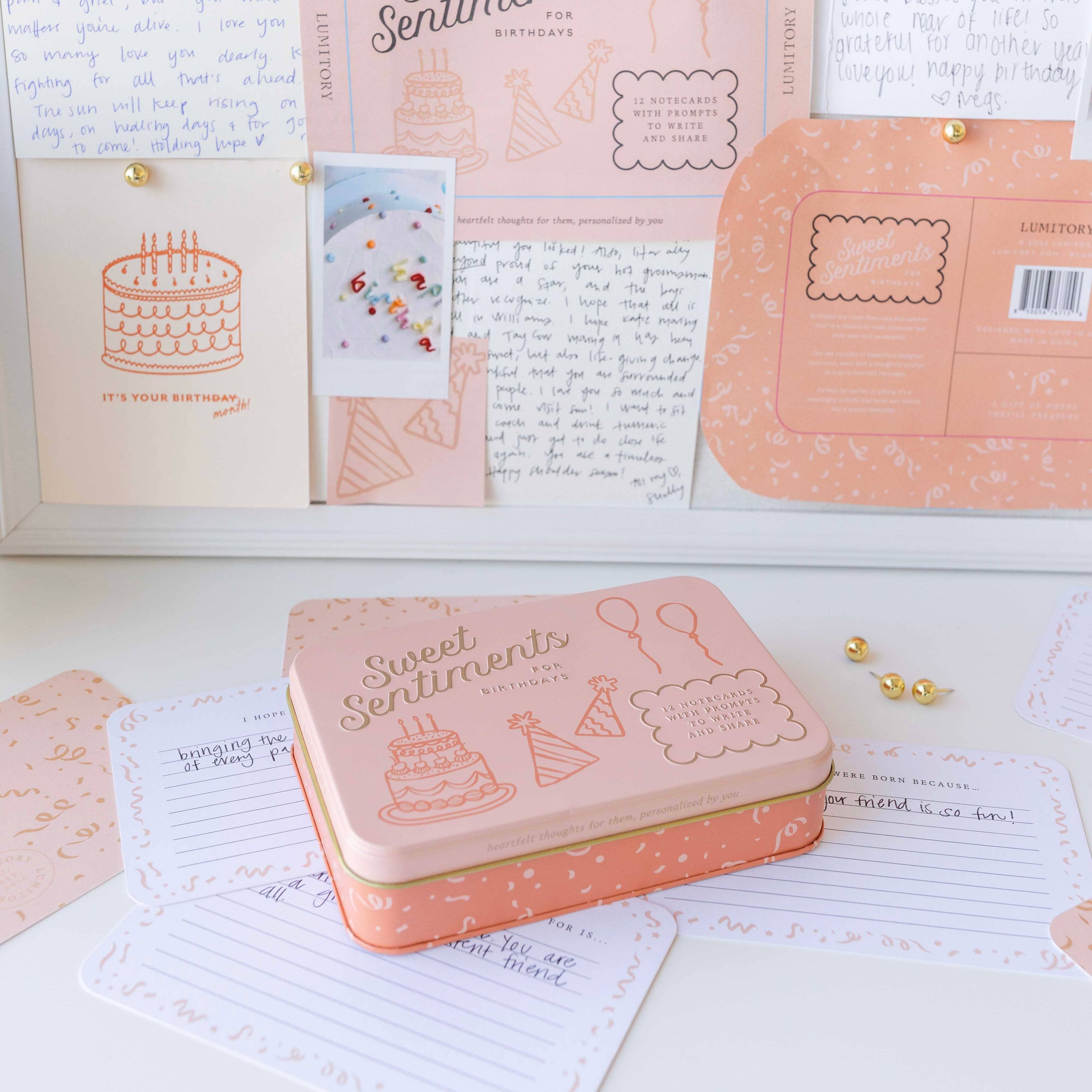 Sweet Sentiments for Birthdays