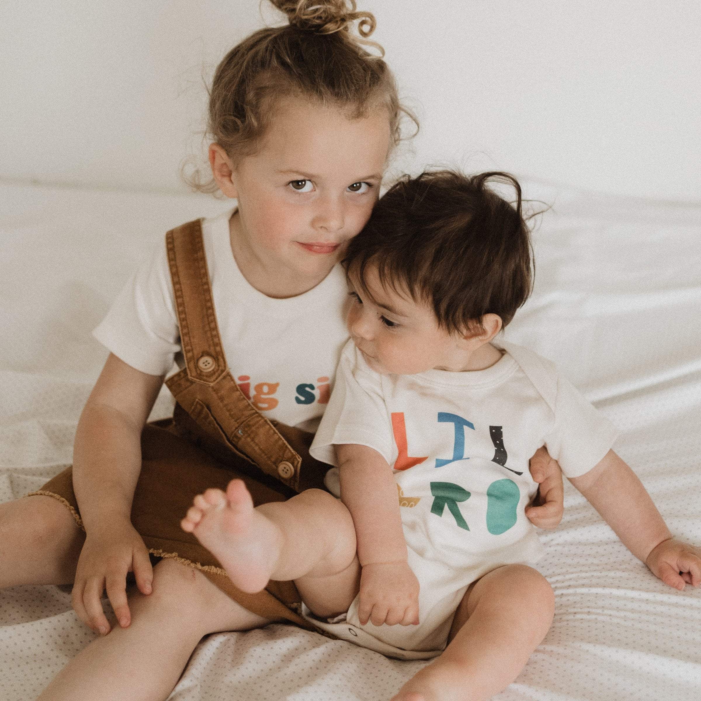 Kid toddler graphic tee | big sis