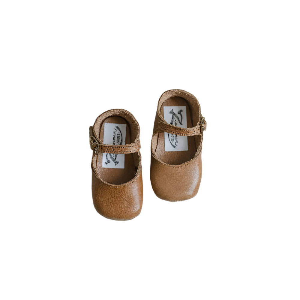 Soft Soled Mary Jane - Cognac