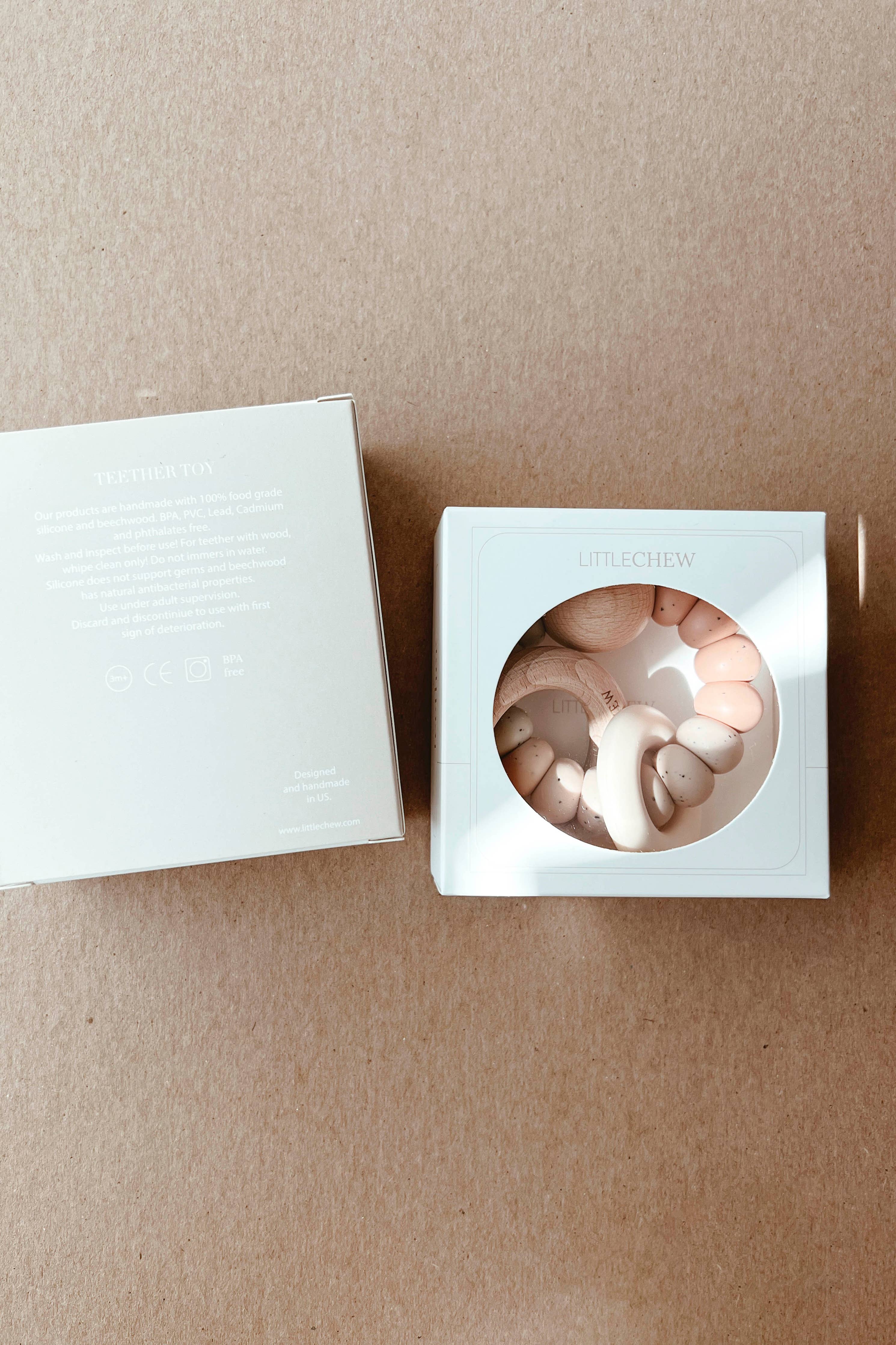 Ring Freezer Teether - Maroon