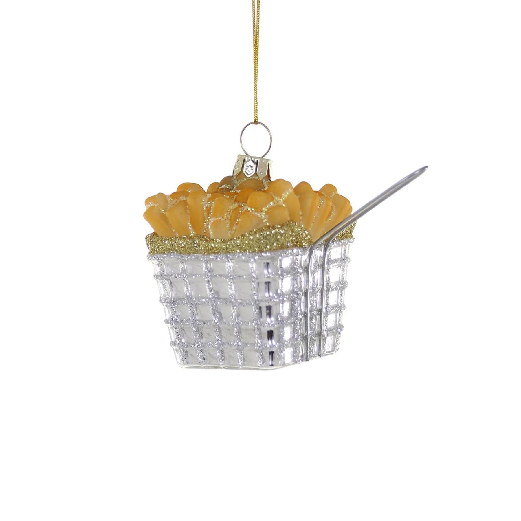 Cody Foster & Co. Fry Basket Ornament 3.5"
