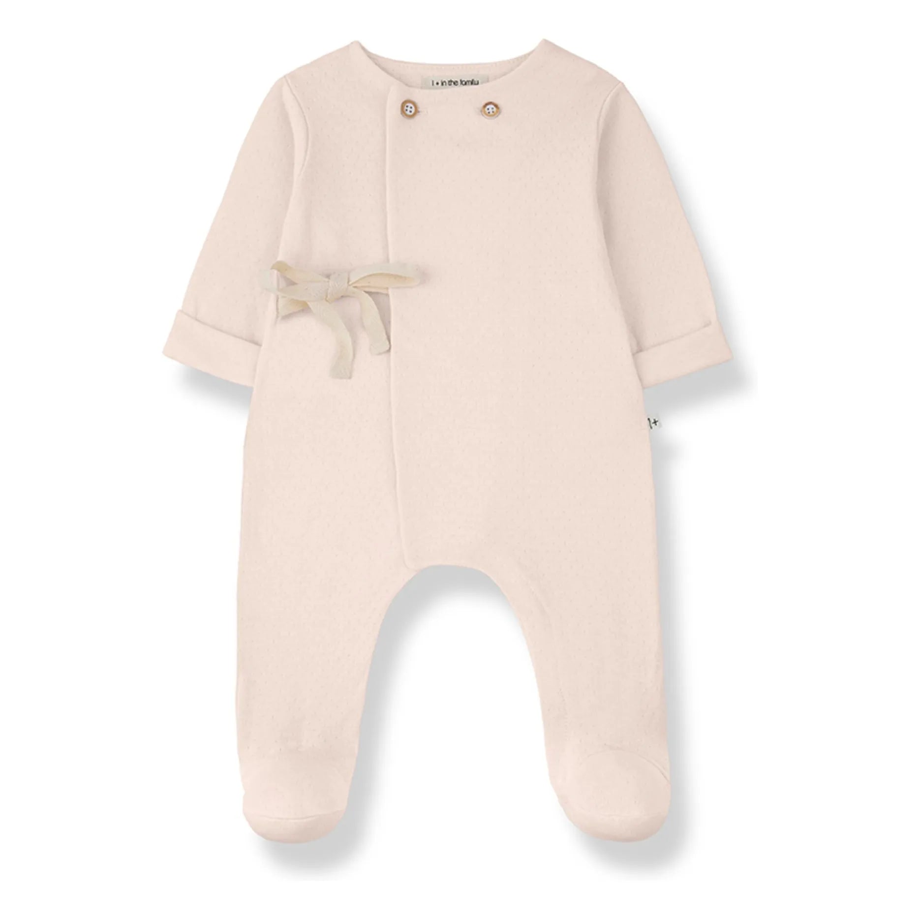 Pointelle Baptiste jumpsuit | Blossom pink