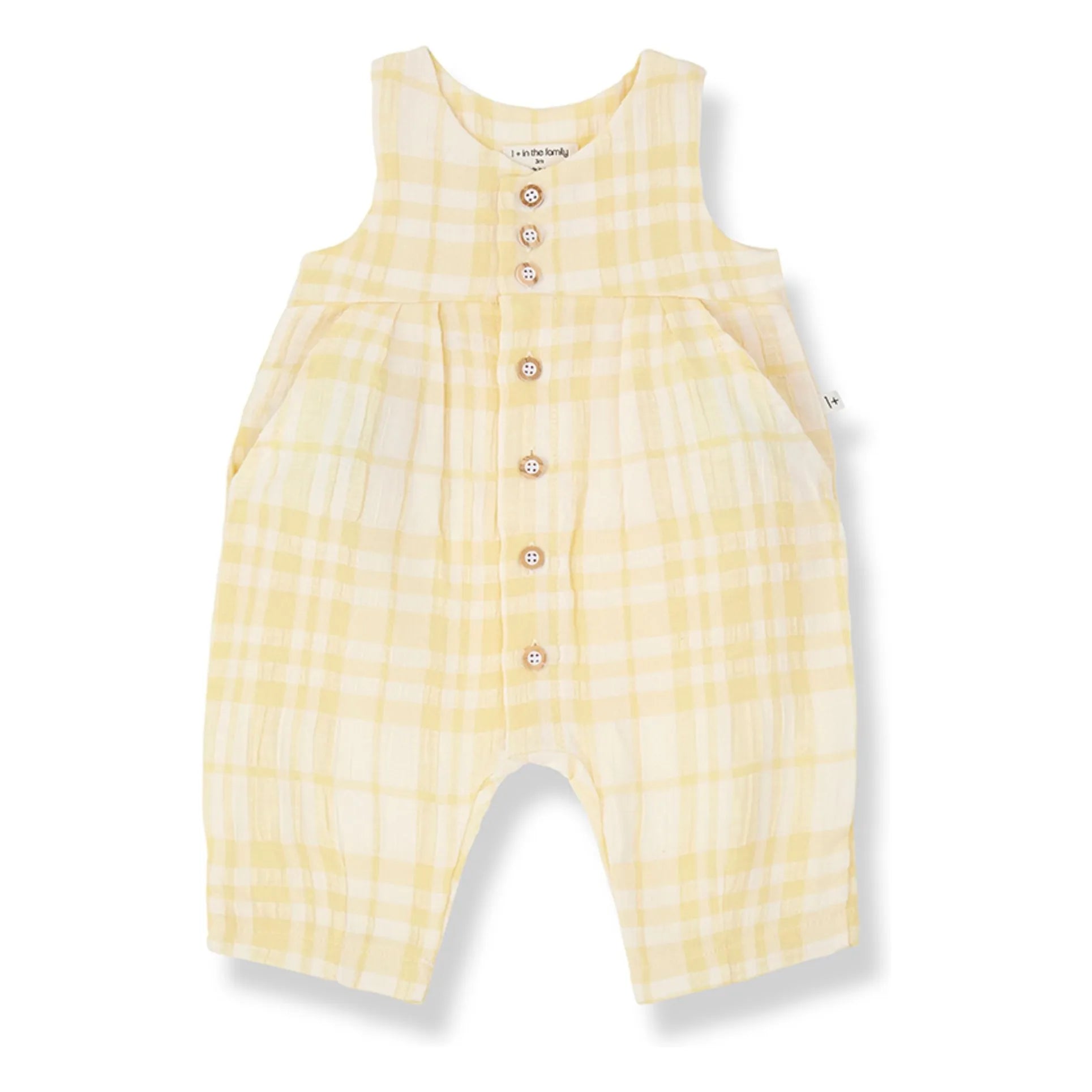 Morera Linen Overall | Yellow