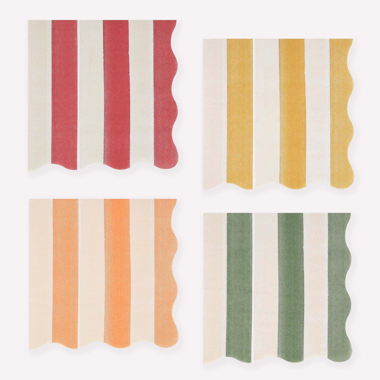 Fall Stripe Napkins, Small