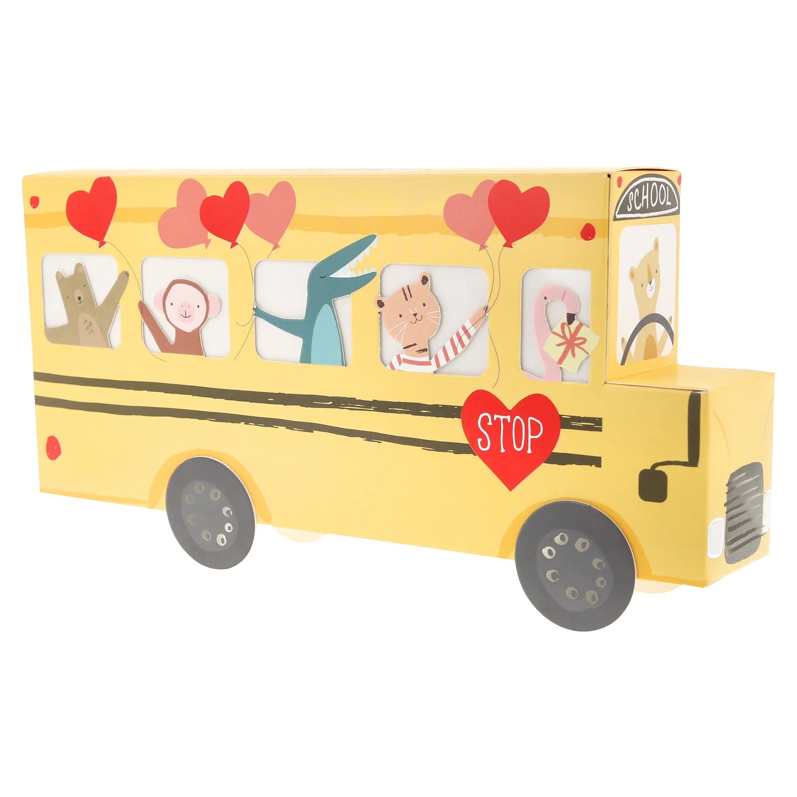 School Bus Valentine's Day Cards