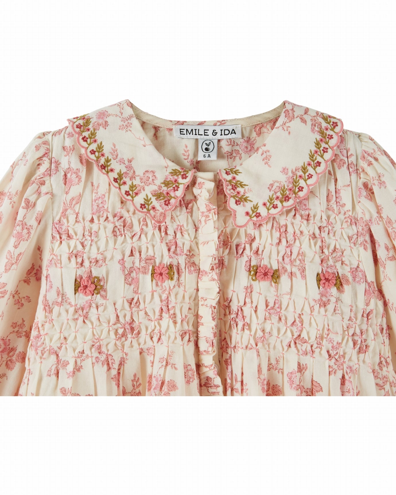 ROSALIE SMOCKED BLOUSE