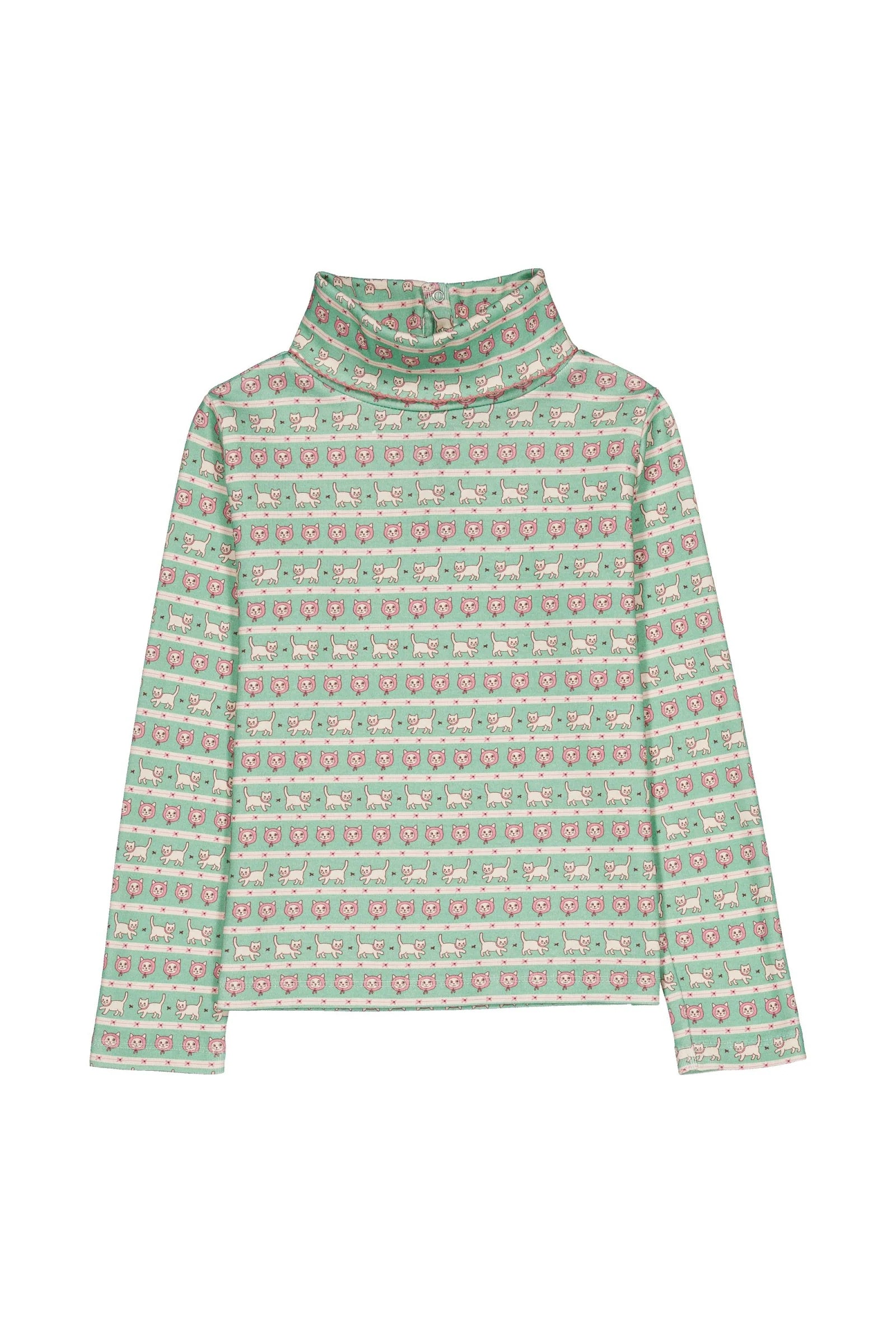 TWIGGY TURTLENECK KITTY AQUA