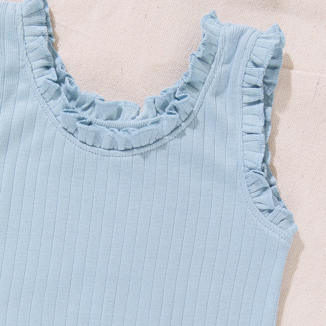 Joy Ruffle Rib Tank