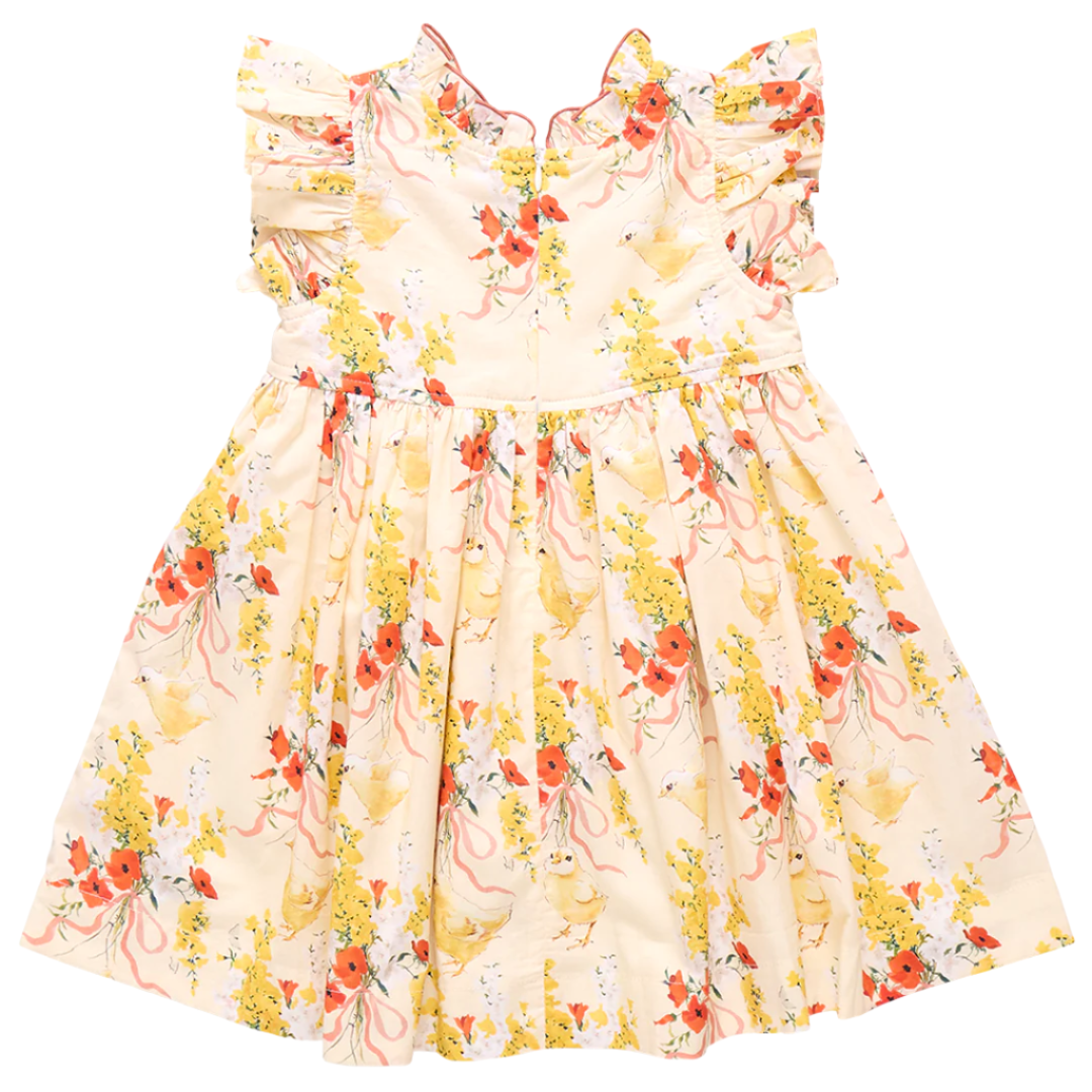 Jennifer Dress - Yellow Chicks