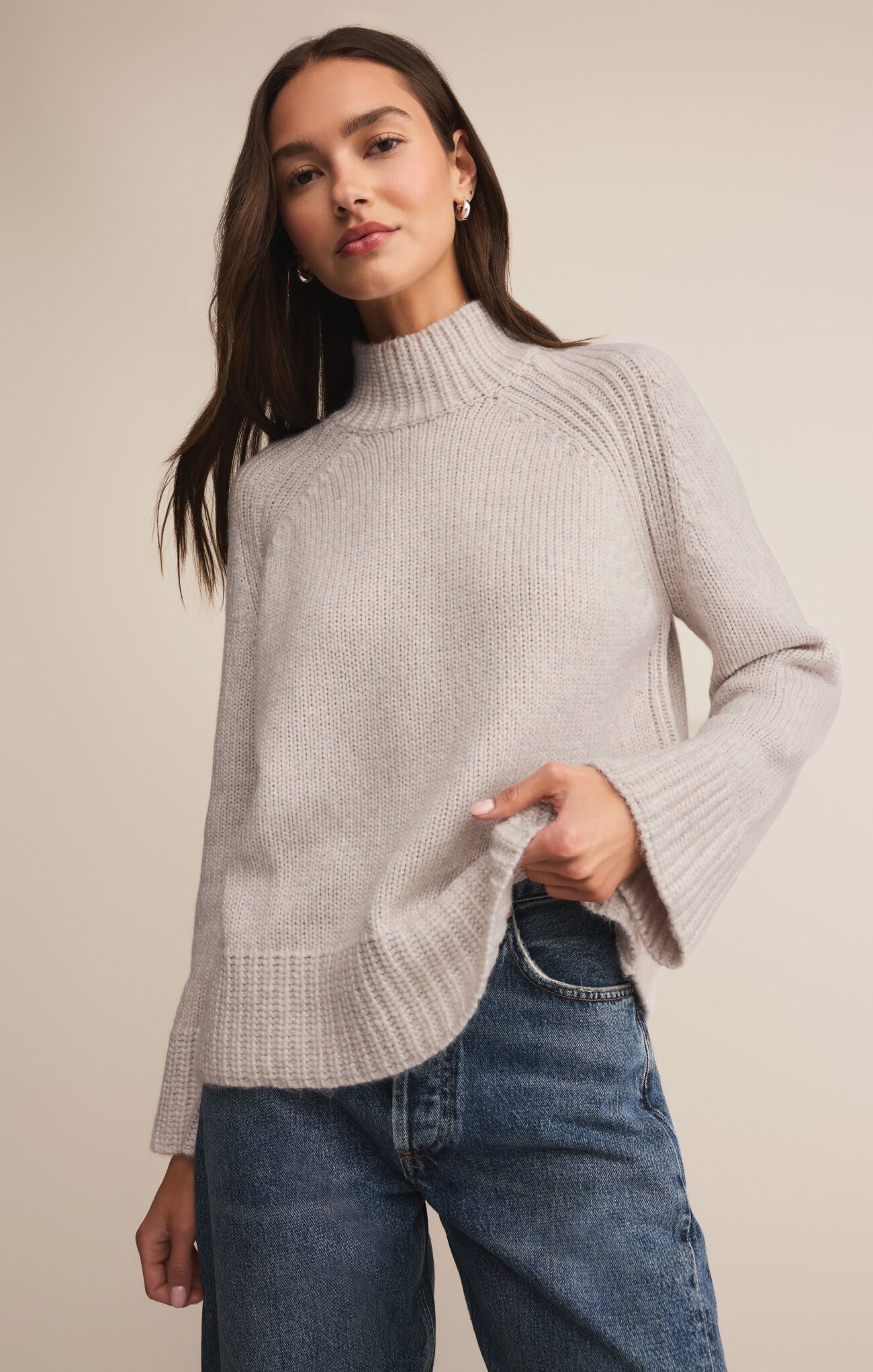 Emerge Funnel Neck Sweater