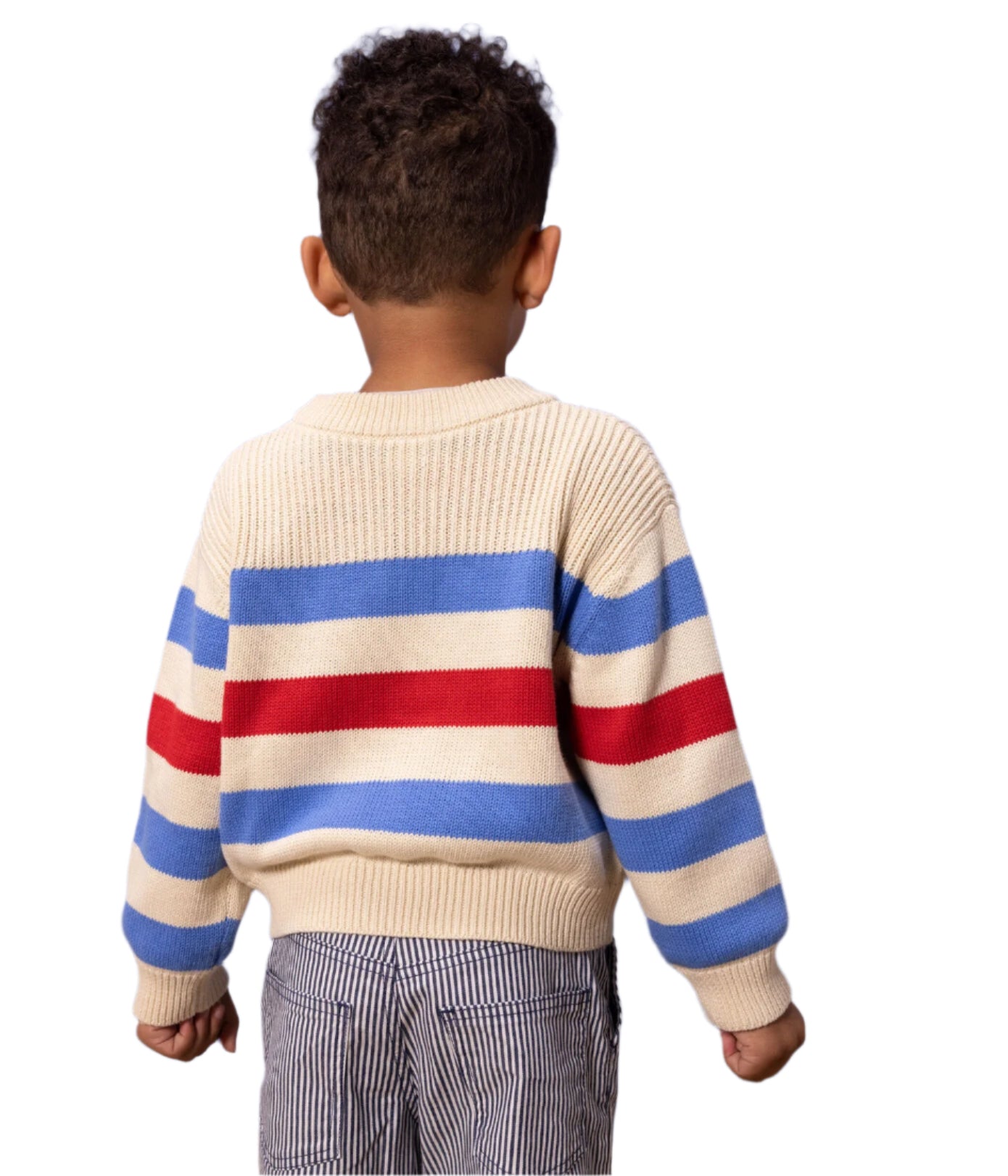 STRIPY COTTON PULLOVER