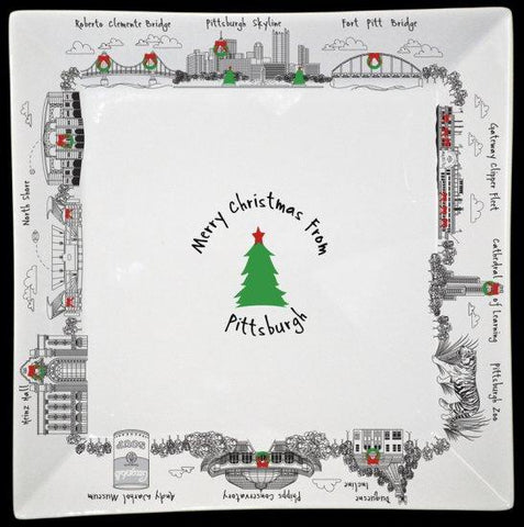 HOLIDAY DECOR - Pittsburgh Christmas Platter