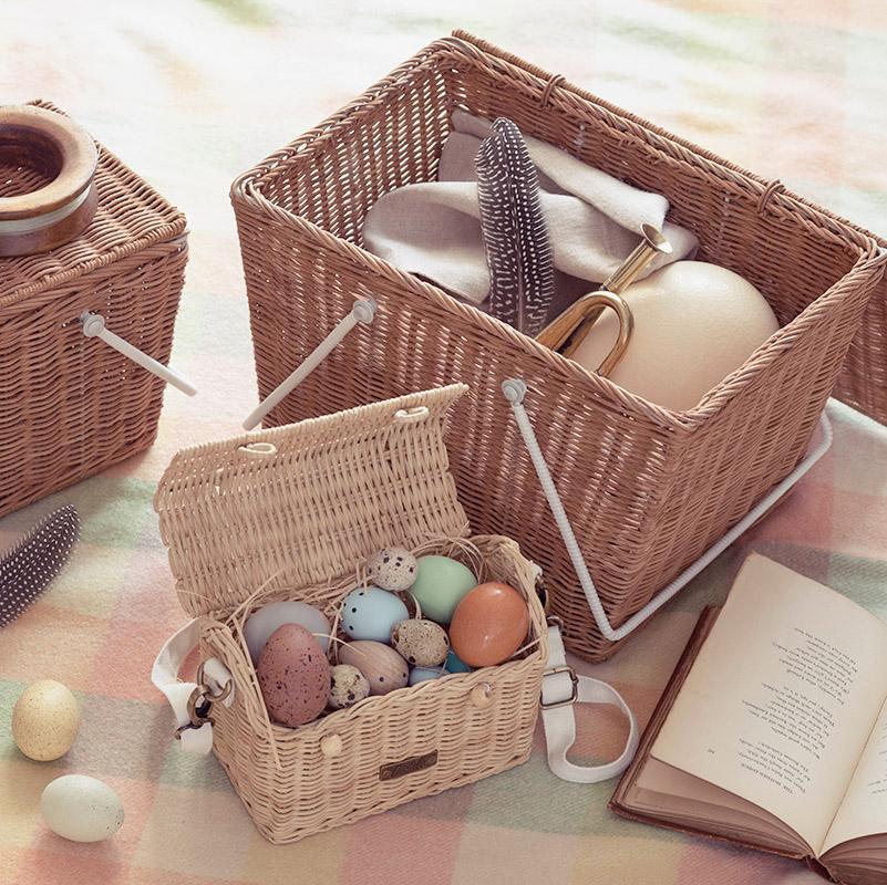 KID ACCESSORY - Rattan Casa Bag