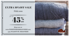 Save on Favorite Fall and Winter Styles