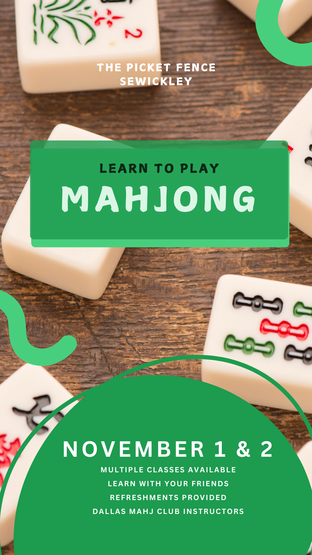 Learn to Play Mahjong with Dallas Mahj Club