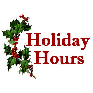 Holiday Hours