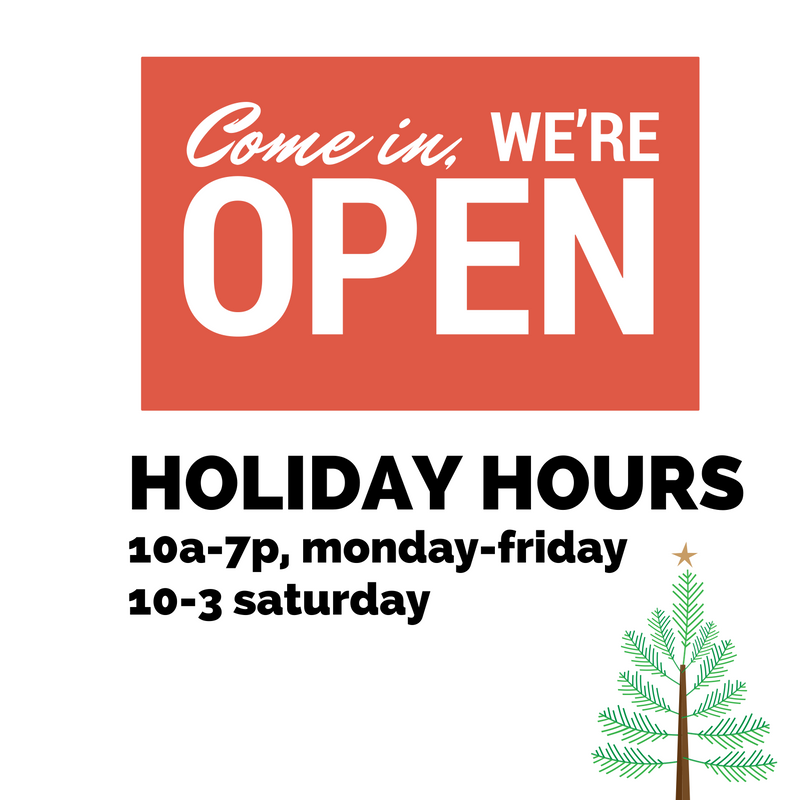 HOLIDAY HOURS