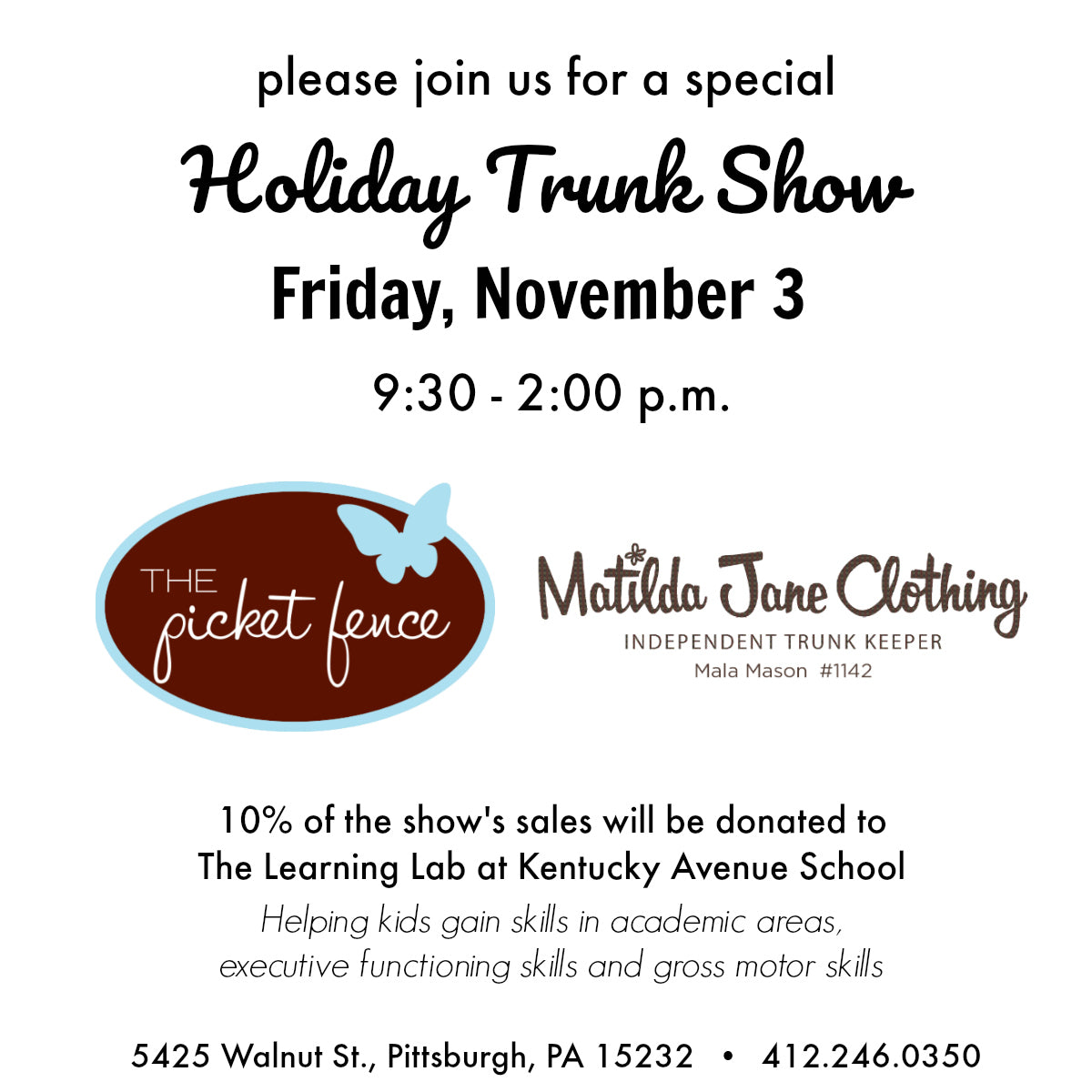 Matilda Jane Trunk Show