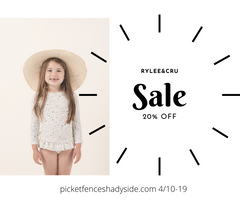Rylee and Cru and Quincy Too, 20% Flash Sale