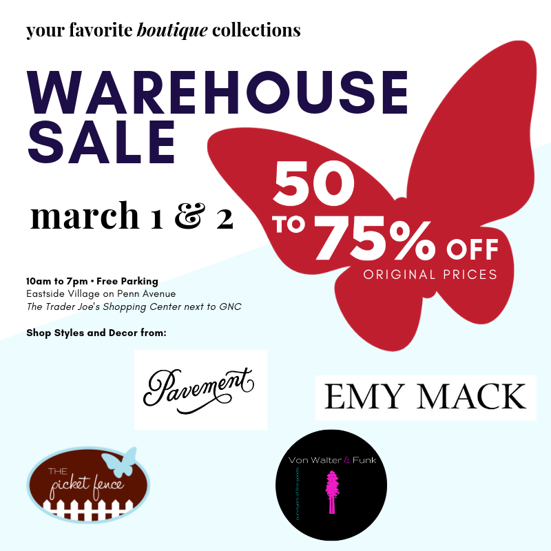 Boutique Warehouse SALE