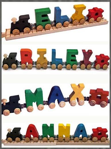 Personalized Name Train