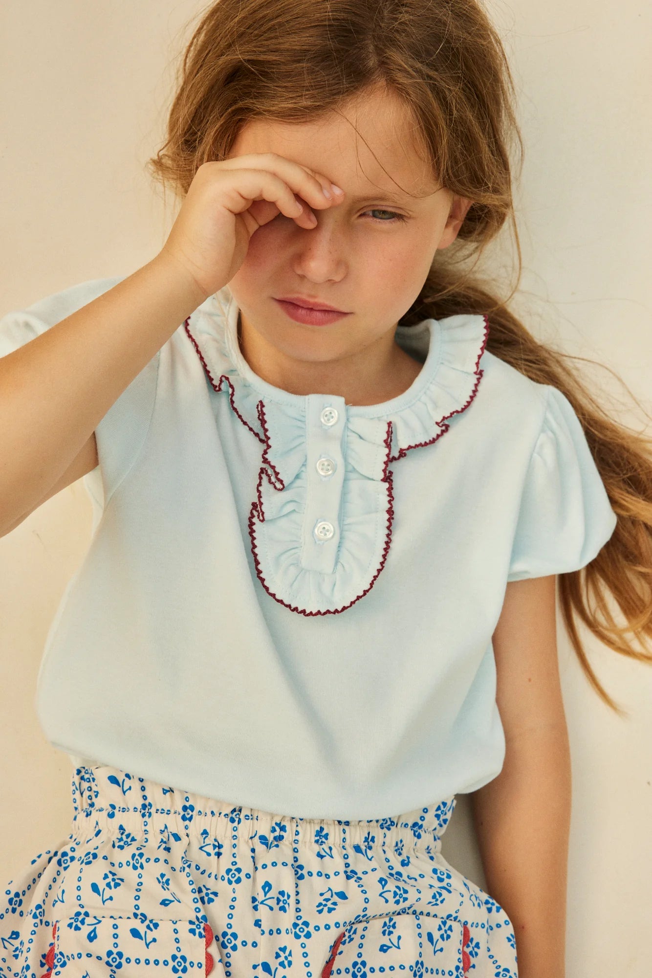 PAQUERETTE TOP ICE BLUE