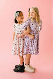 Emile Twirl Dress in Purple Cauldron