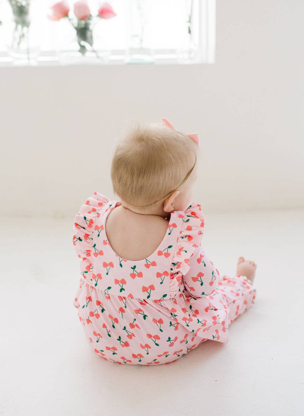 Mabel Romper in Cherries