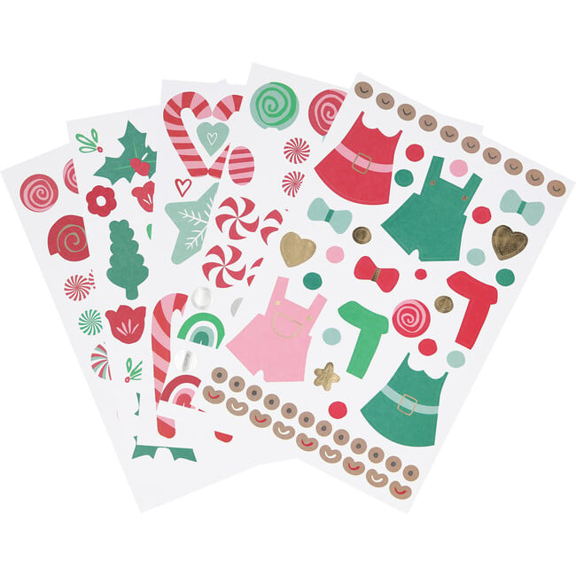 Gingerbread Sticker Advent Calendar