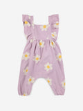 BABY BIG FLOWER ALL OVER WOVEN OVERALL