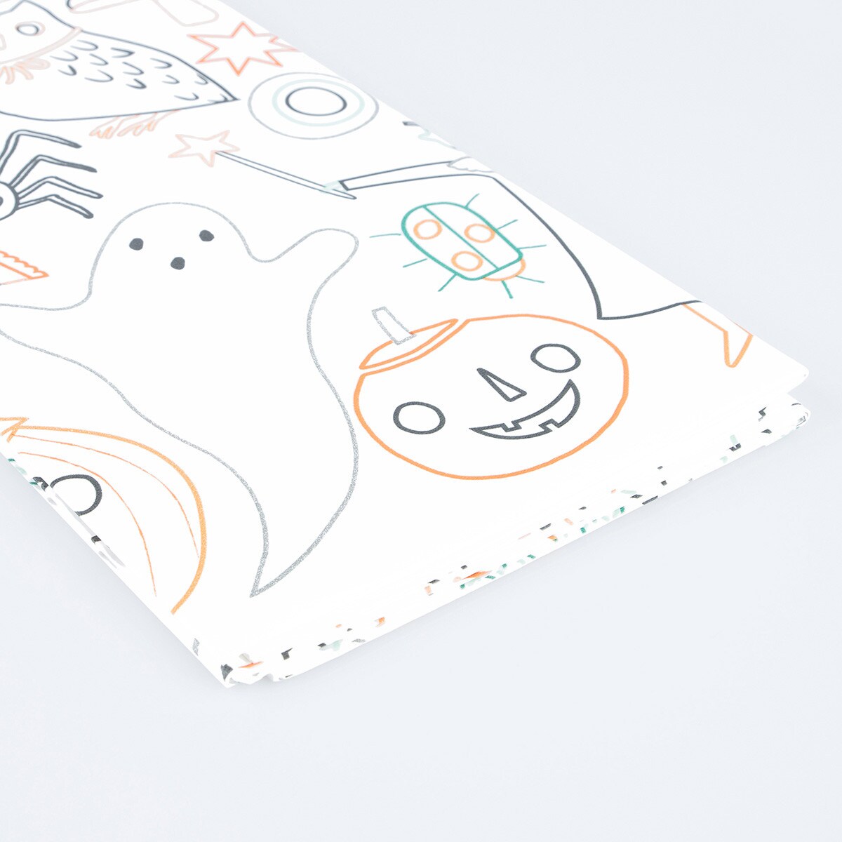Halloween Color In Activity Tablecloth
