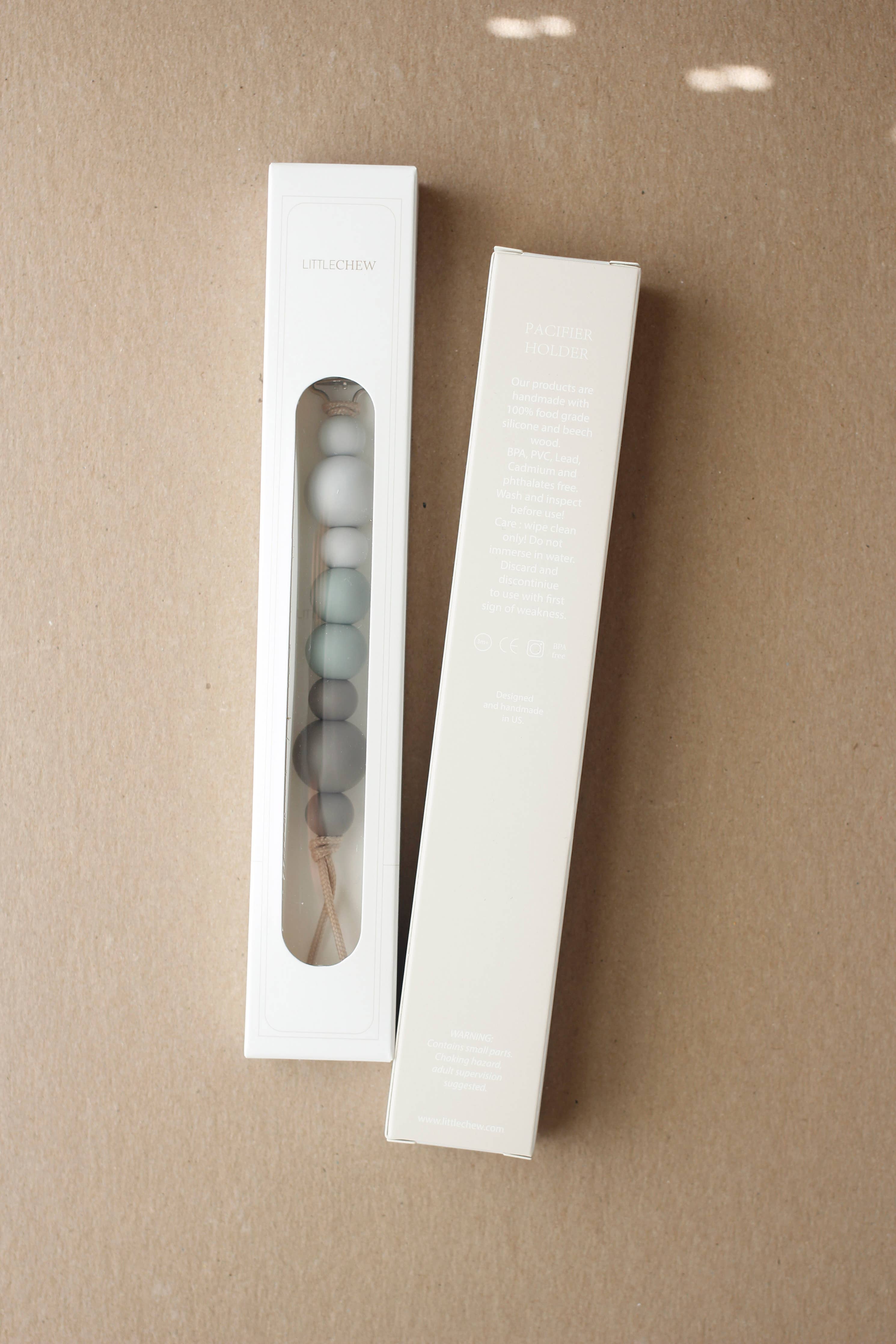 Pacifier Clip - Amor | Cream