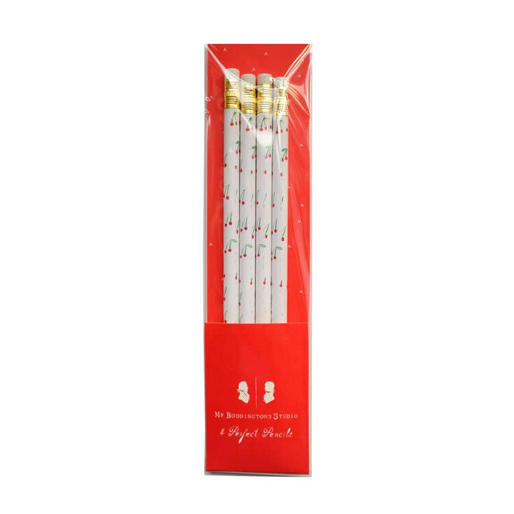 Cherry Pencils - Set of 4