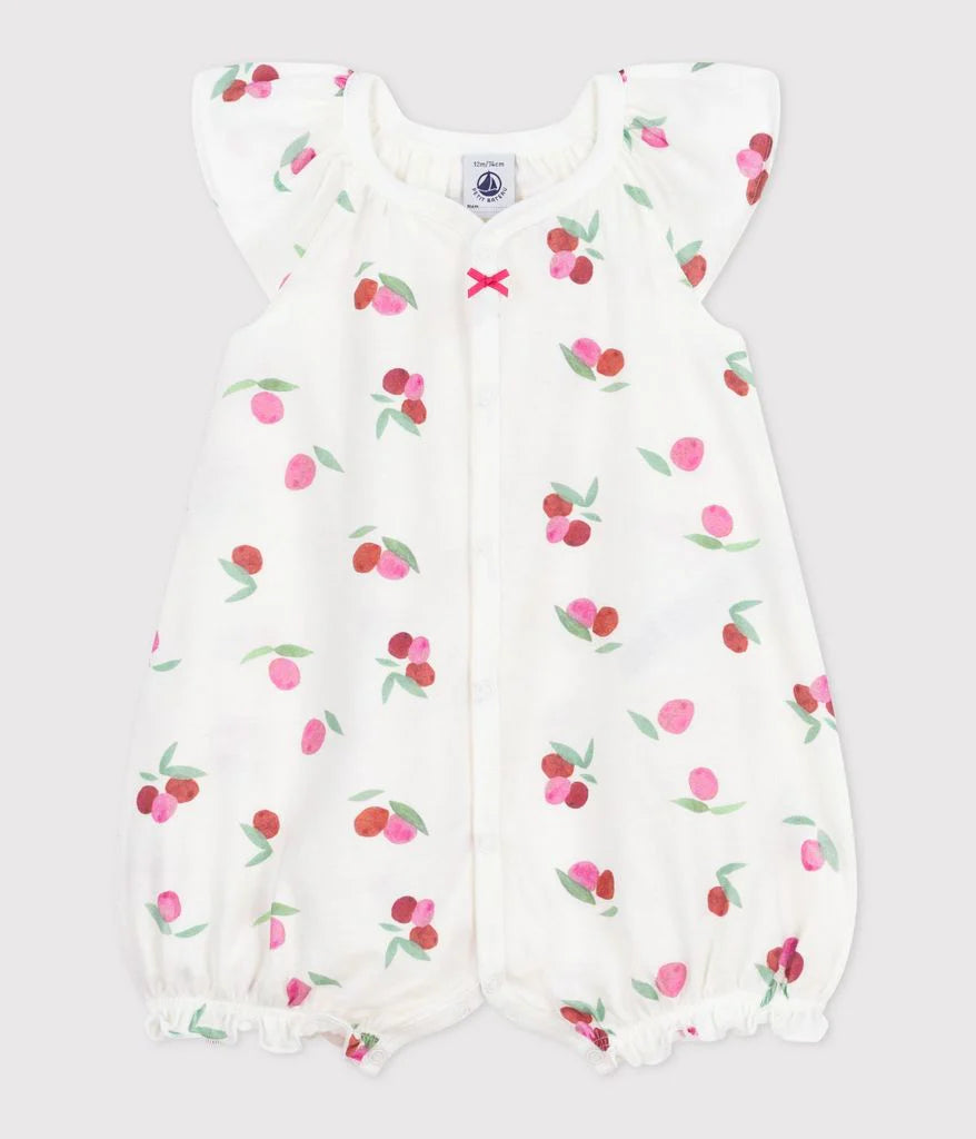 Baby Girl  Berries Print Romper